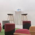 AIC Innovation Centre | Product Seen: [Kami Barstool - Wood & Elevate Height Adjustable Table]